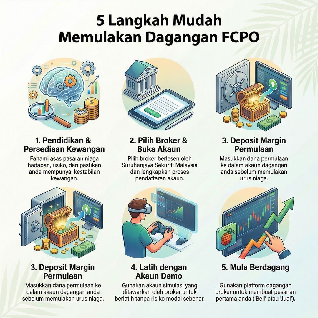 Five easy steps to start FCPO trading