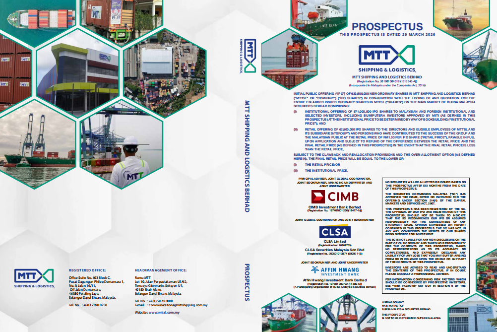 IPO MTT Shipping & Logistics: Hala Tuju Strategik & Prospek Logistik Maritim