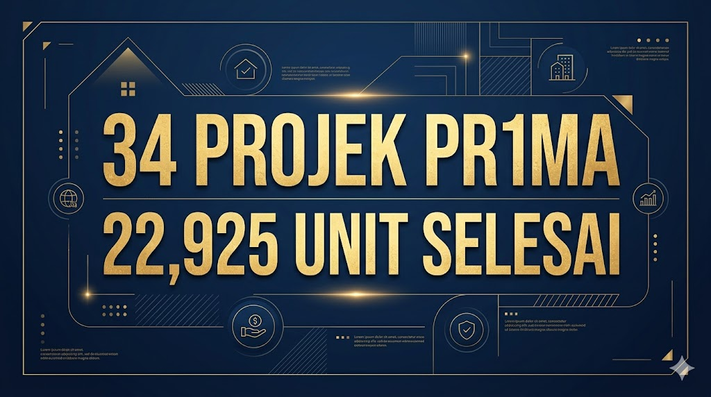 Statistics on completion of 34 PR1MA sick projects in Malaysia