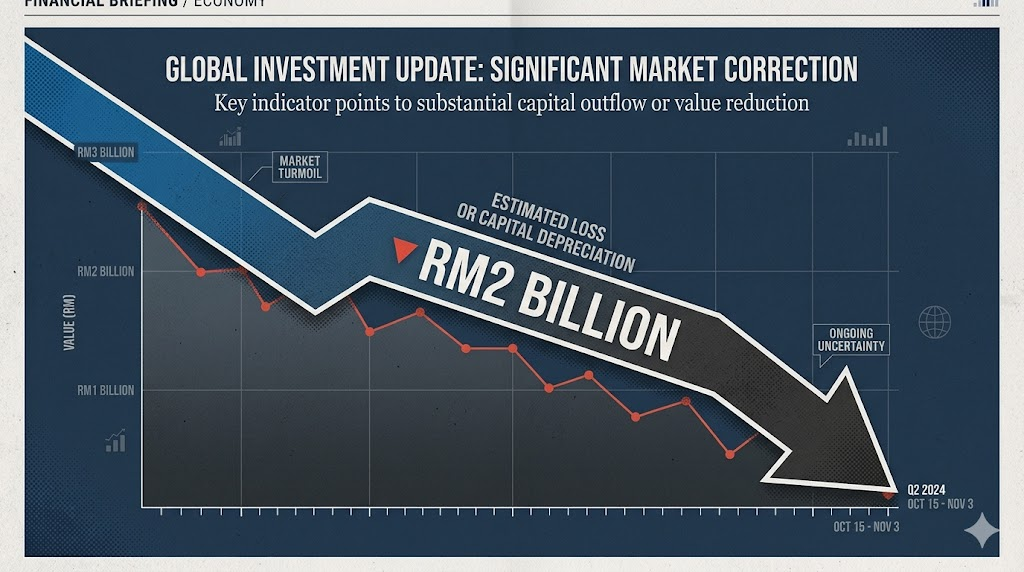 Chart showing passive fund outflow from stocks removed from MSCI Malaysia Index