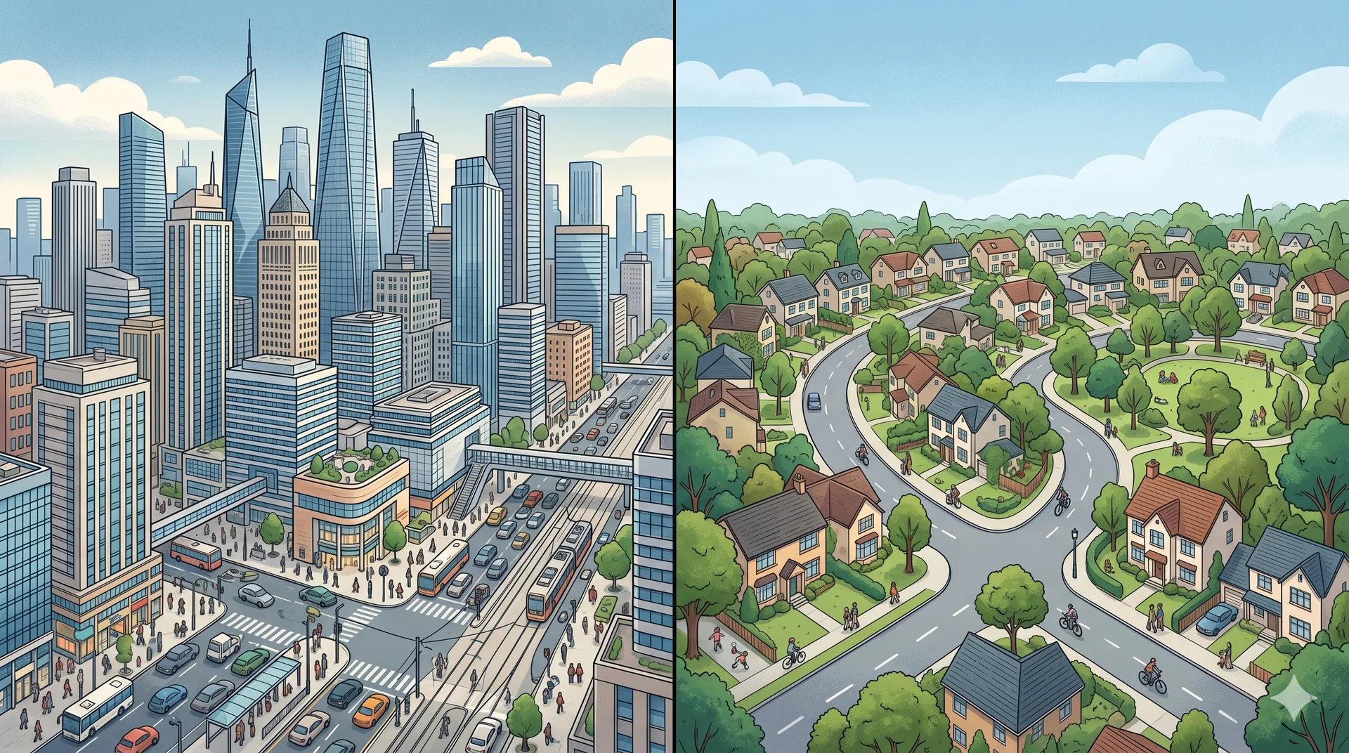 Cost of living comparison between expensive urban centres and more affordable family locations in Malaysia