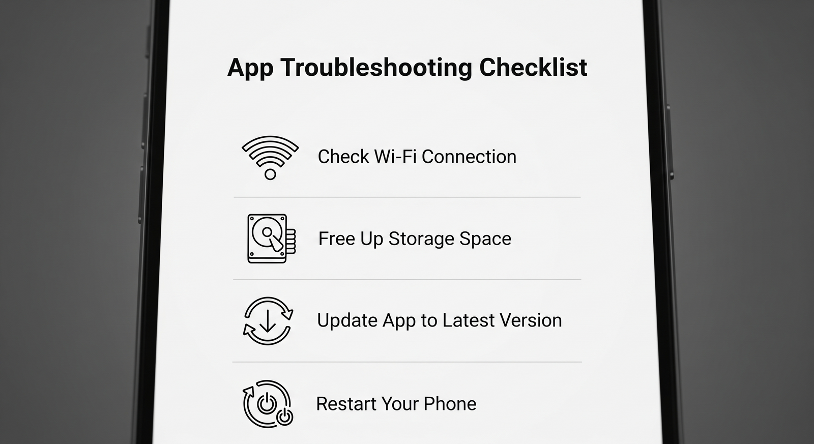 M+ Global app troubleshooting checklist - step by step guide to fix crash, blank screen and loading issues