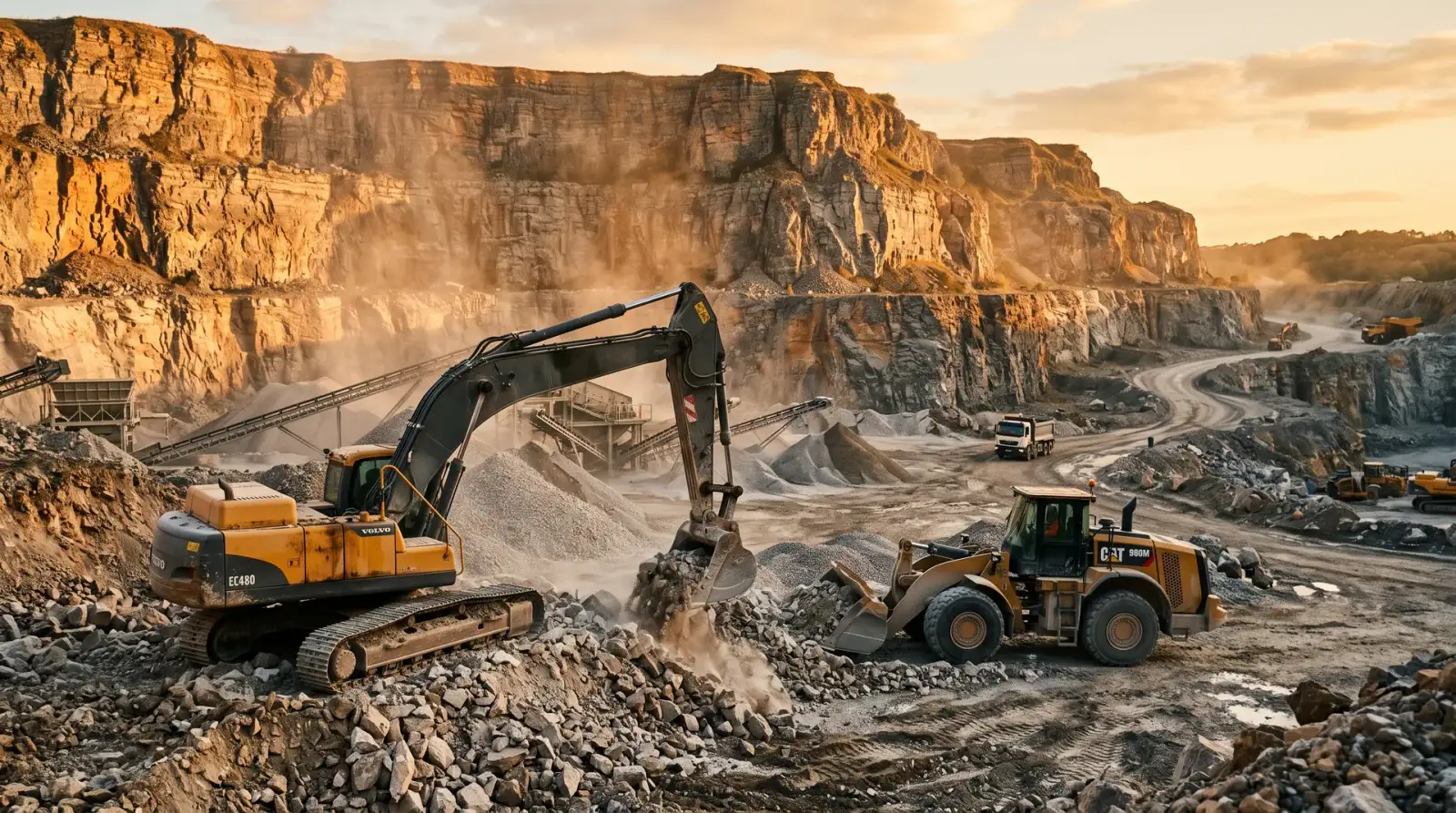 Kuari kapur dan mineral industri, mewakili perniagaan Lhoist North America yang diambil alih Martin Marietta