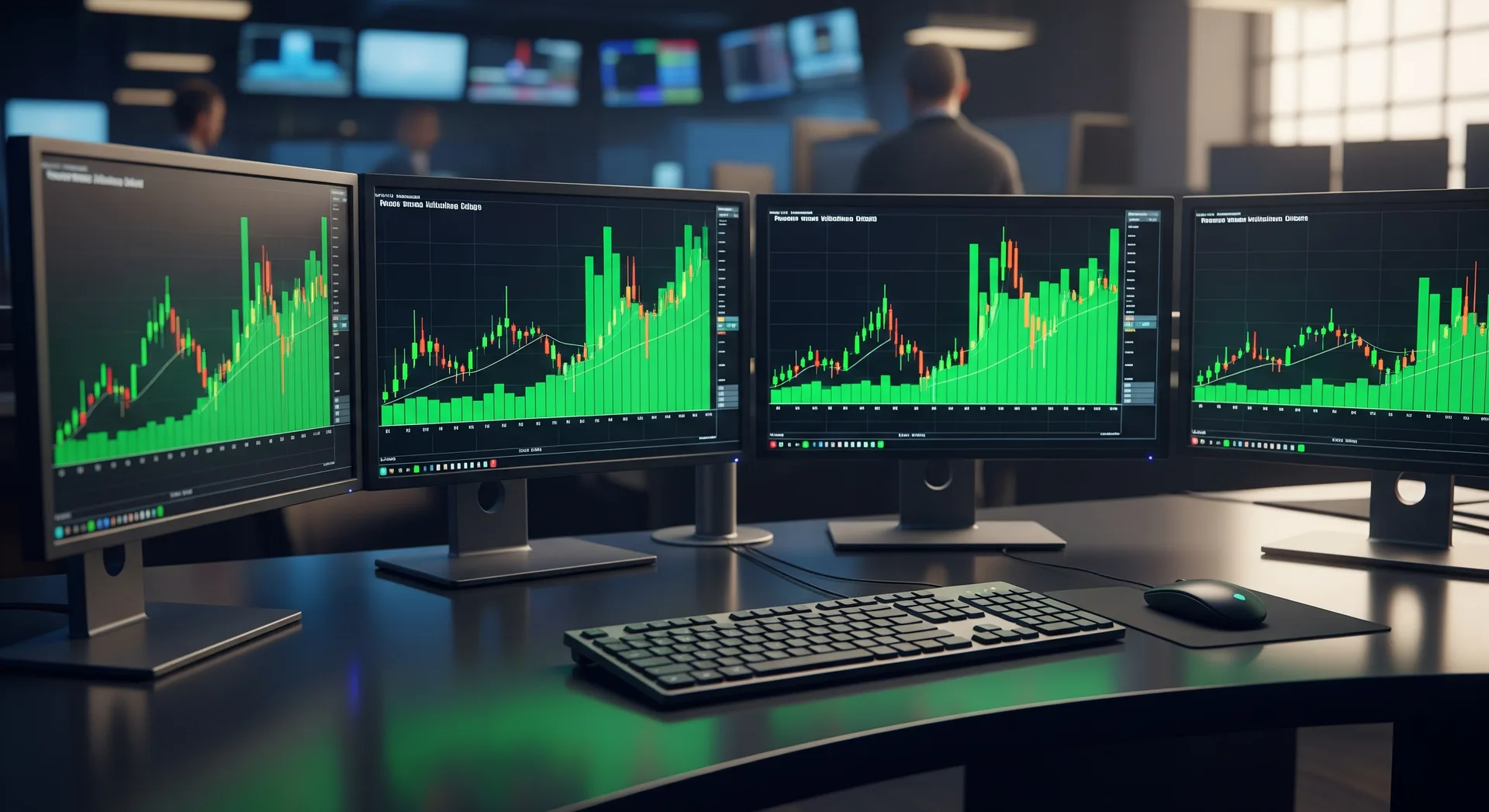 Summary infographic of the 4 August 2026 Wall Street rally: S&P 500 record 7,736, Dow tops 54,000, Palantir up 29%, Brent crude down 5%