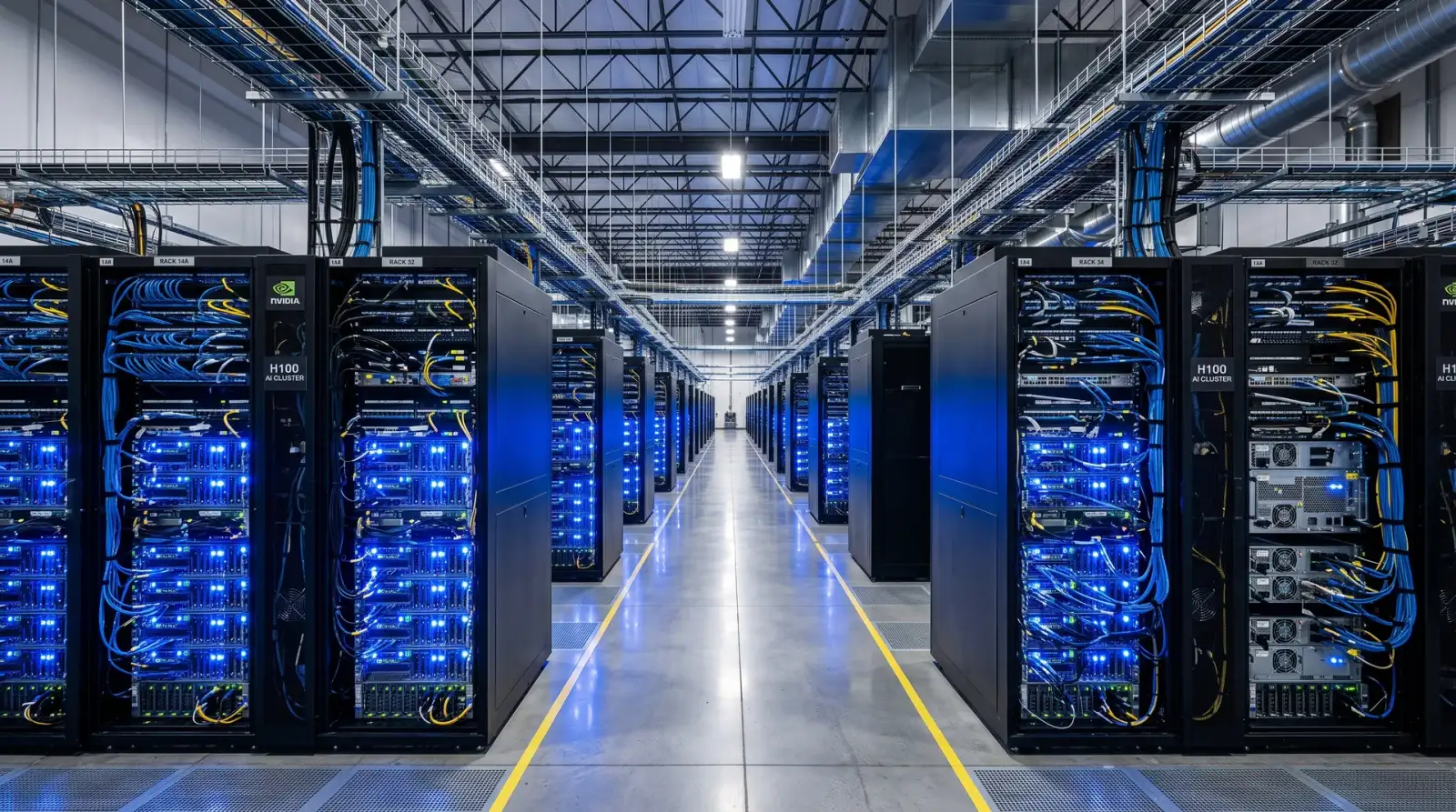 Rak pelayan AI di pusat data - Berita Saham US 2 September 2026