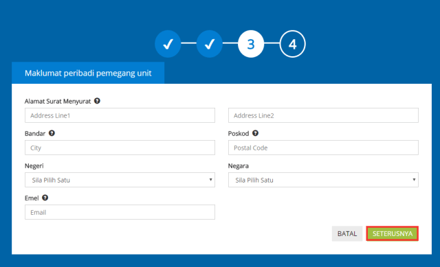 ASB mailing address form