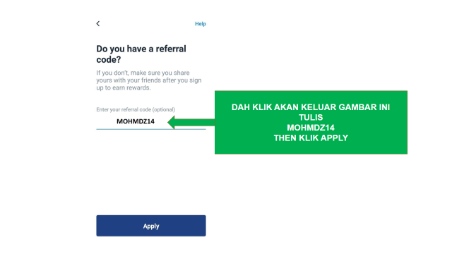 Wahed Invest registration continued