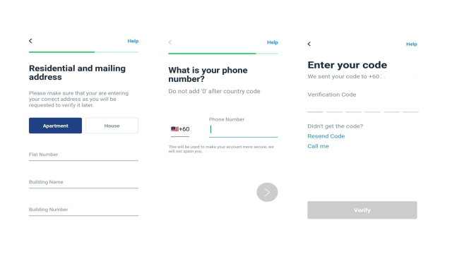 Wahed Invest registration step 6 continued