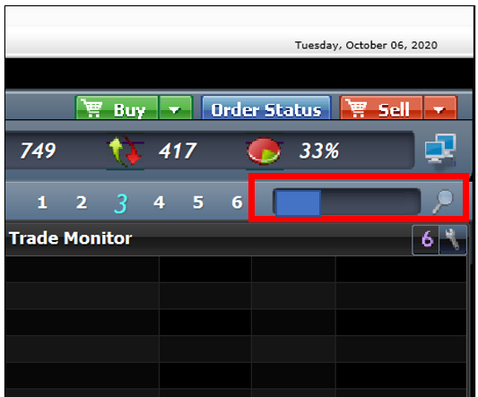 Selecting a purchased counter to sell on MPLUS
