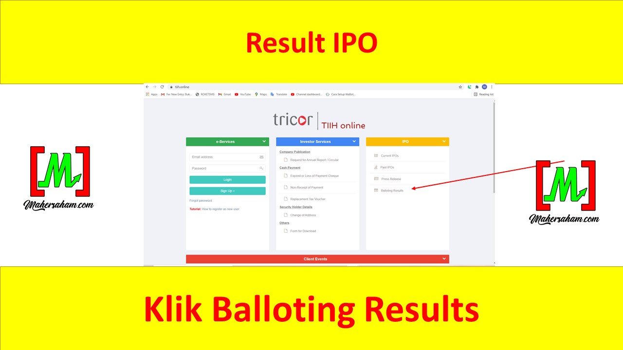 How to check IPO results - Balloting Results