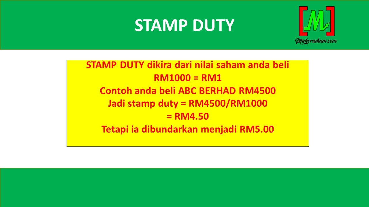 Stock Trading Charges in Malaysia