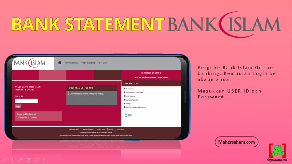 bank statement bank islam