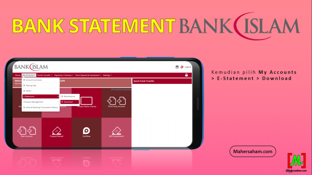 bank statement bank islam