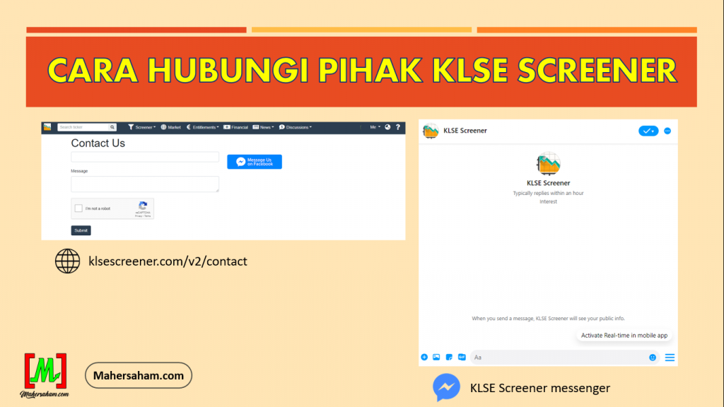 Real Time data plan klse screener