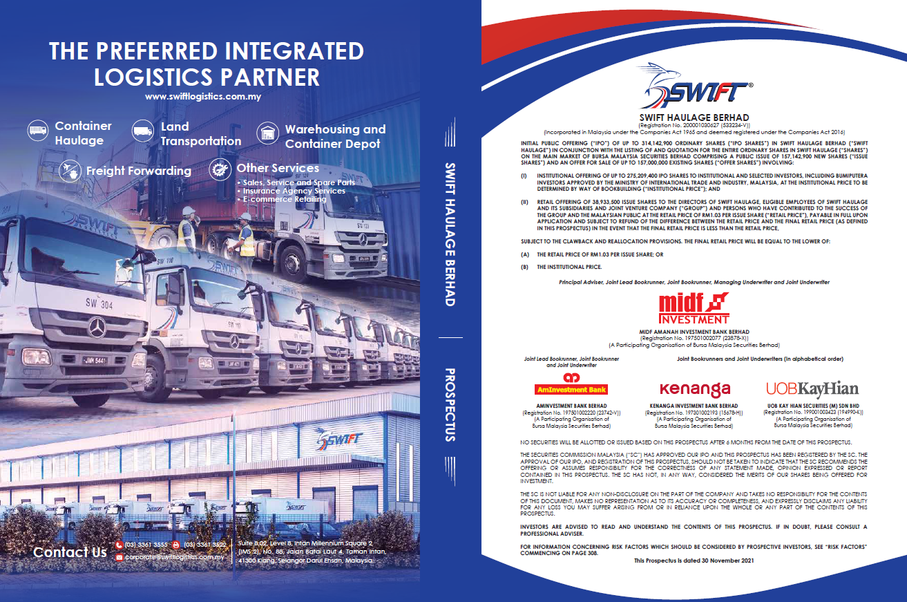 IPO SWIFT HAULAGE BERHAD