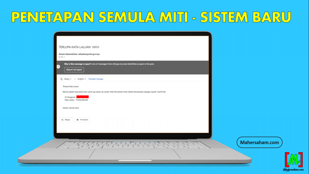 cara aktifkan akaun miti