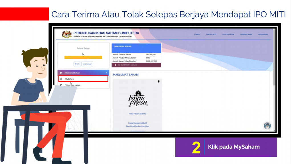 Cara Terima/Tolak IPO MITI