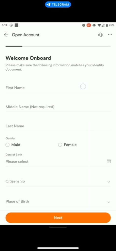 Moomoo name entry form