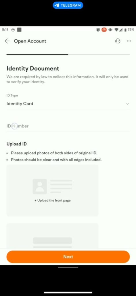 Moomoo personal information