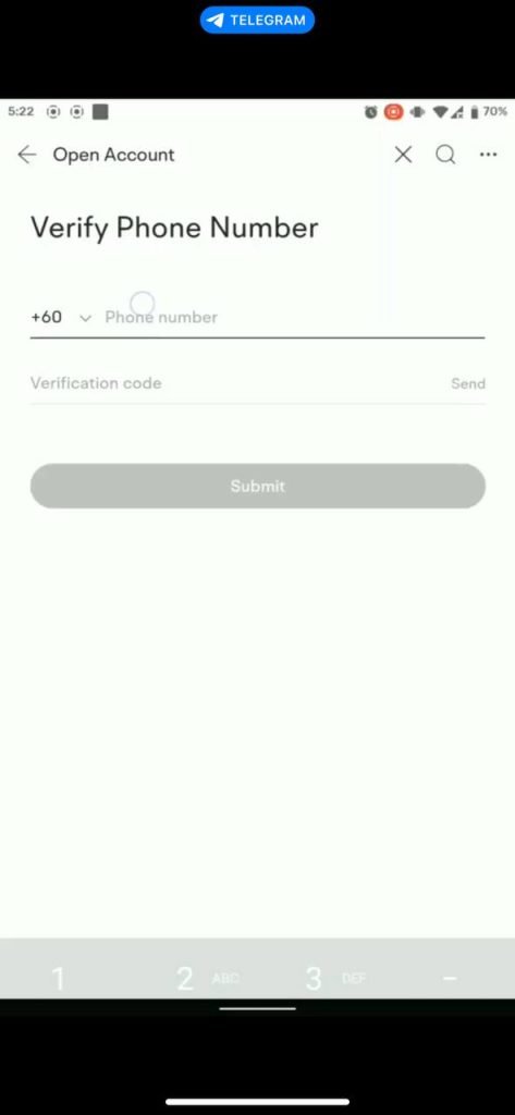 Moomoo phone verification