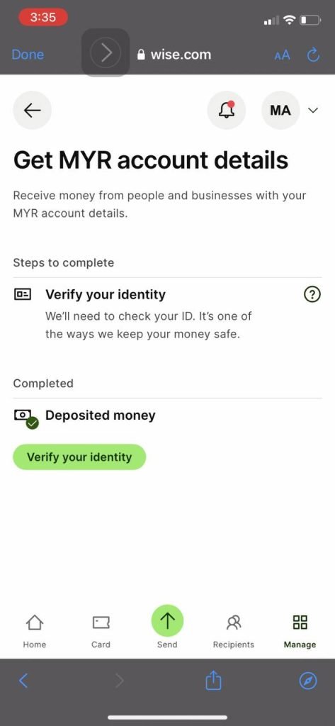 Wise final verification questions