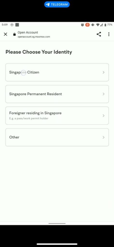 Moomoo identity selection