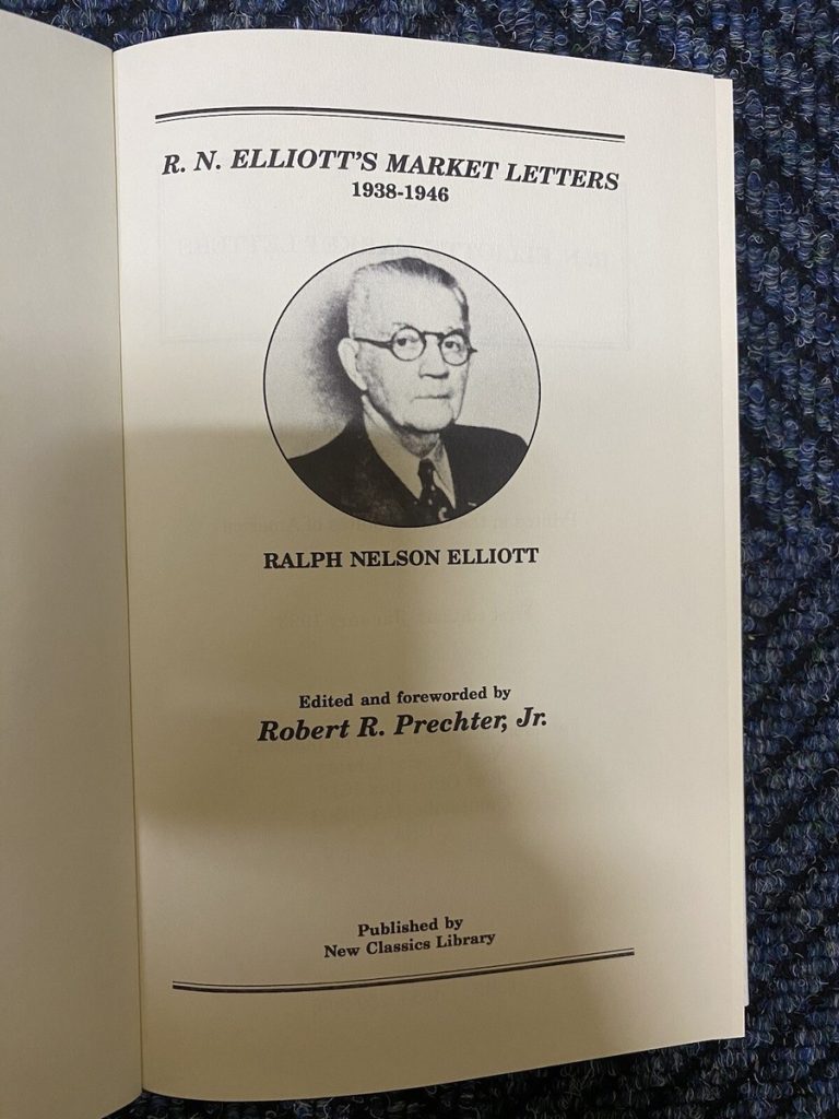 Elliott Wave Theory book by Ralph Nelson Elliott